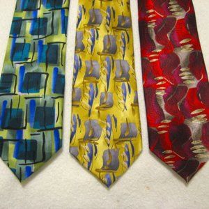 THREE JERRY GARCIA DRESS TIES